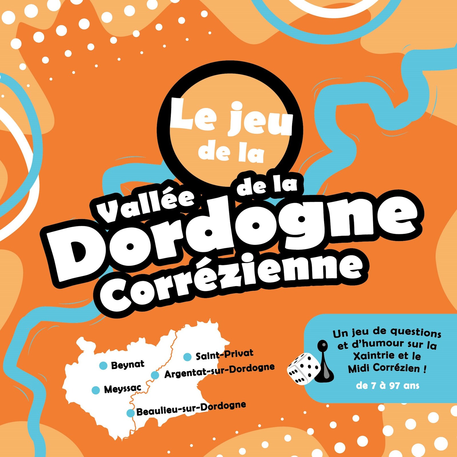 Boite jeu Vallée de la Dordogne Corrézienne